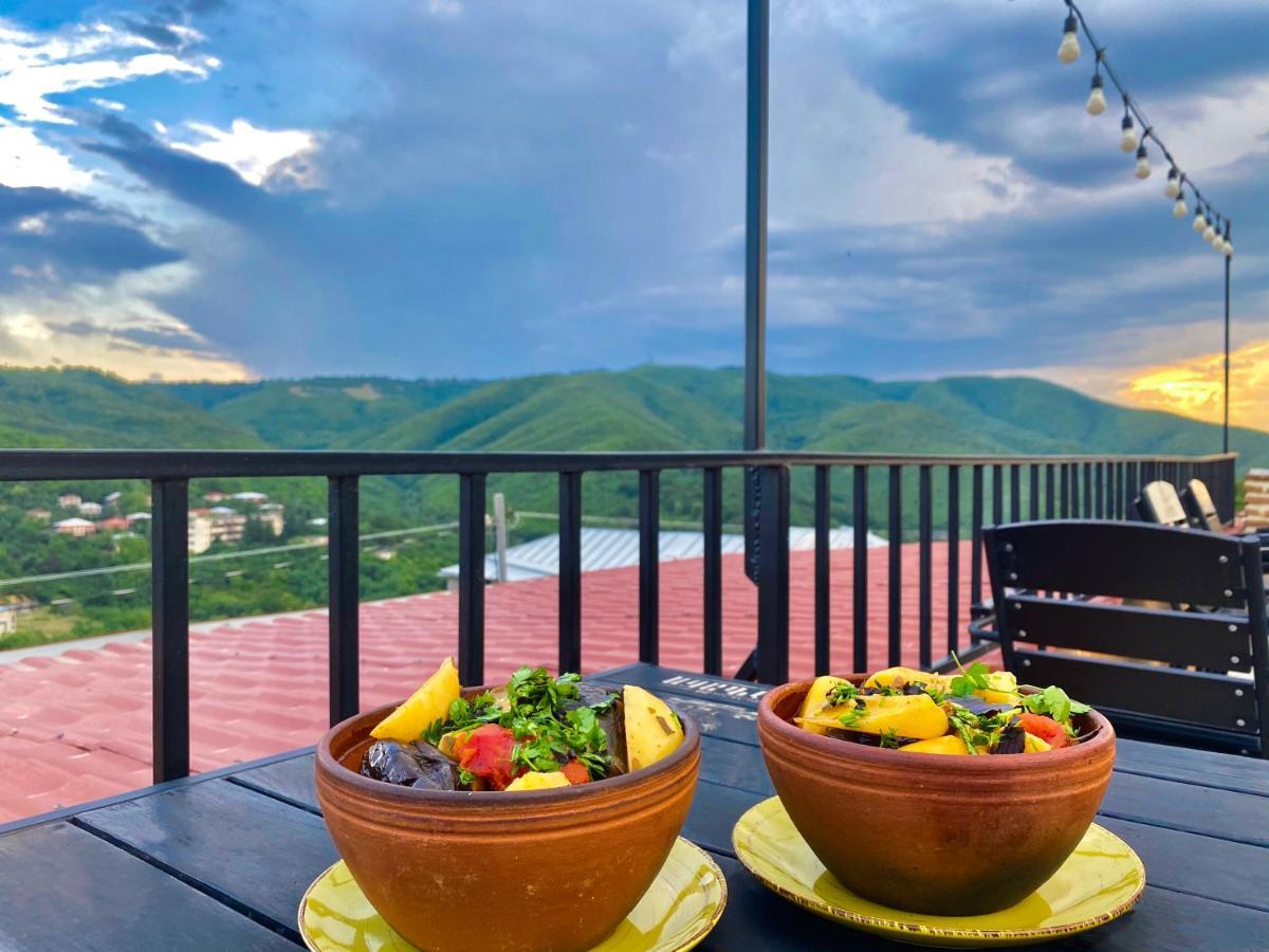 Burji Guest House Sighnaghi Bagian luar foto
